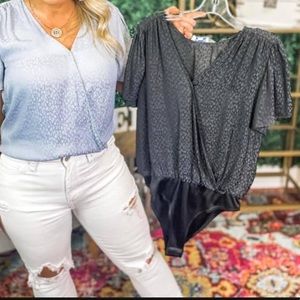 Black Cheetah Bodysuit